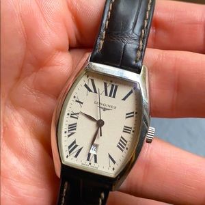 Women’s leather longines watch